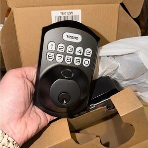 Teeho Black Keypad Deadbolt Lock